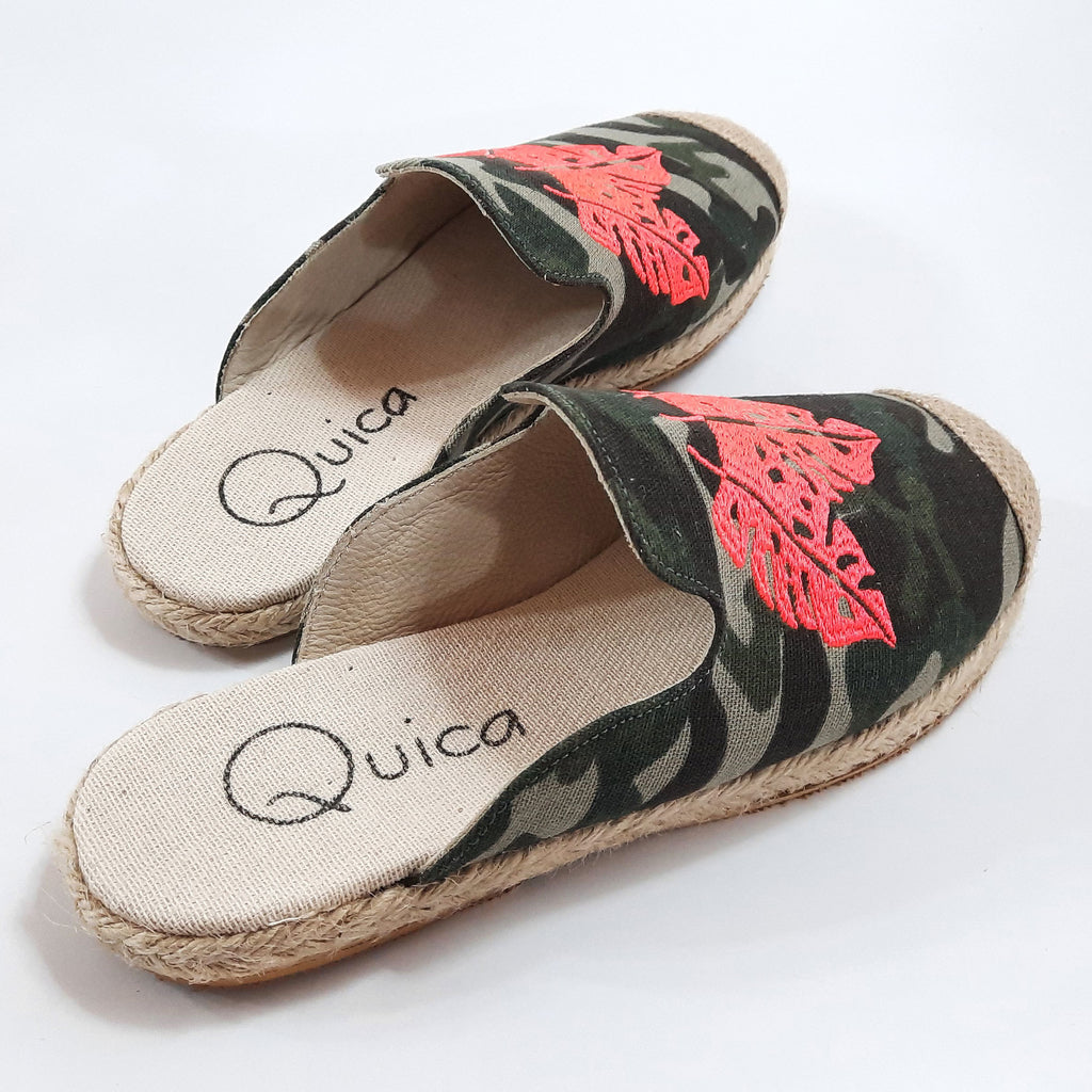 Mules Zuecos Espadrilles Alpargatas Bordadas Yute AbraBayas