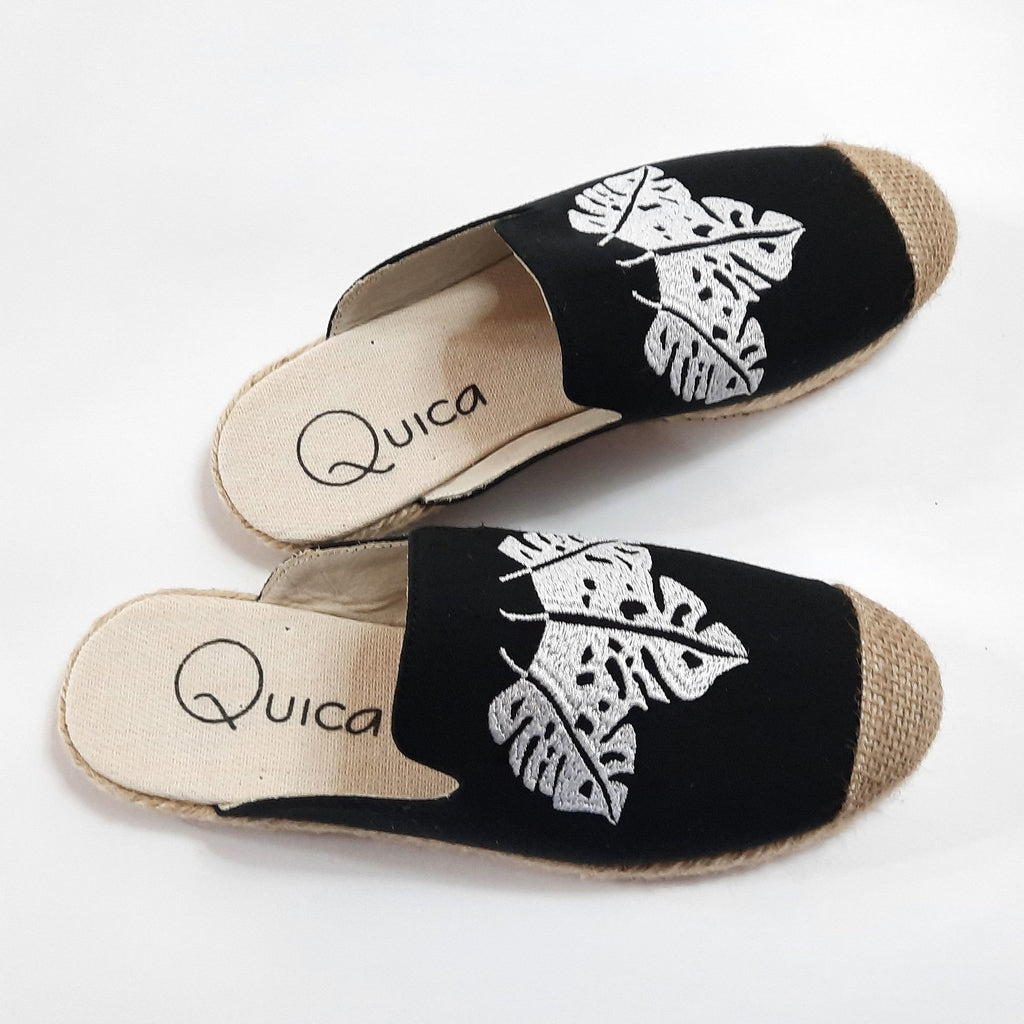 Mules Zuecos Espadrilles Alpargatas Bordadas Yute AbraBayas