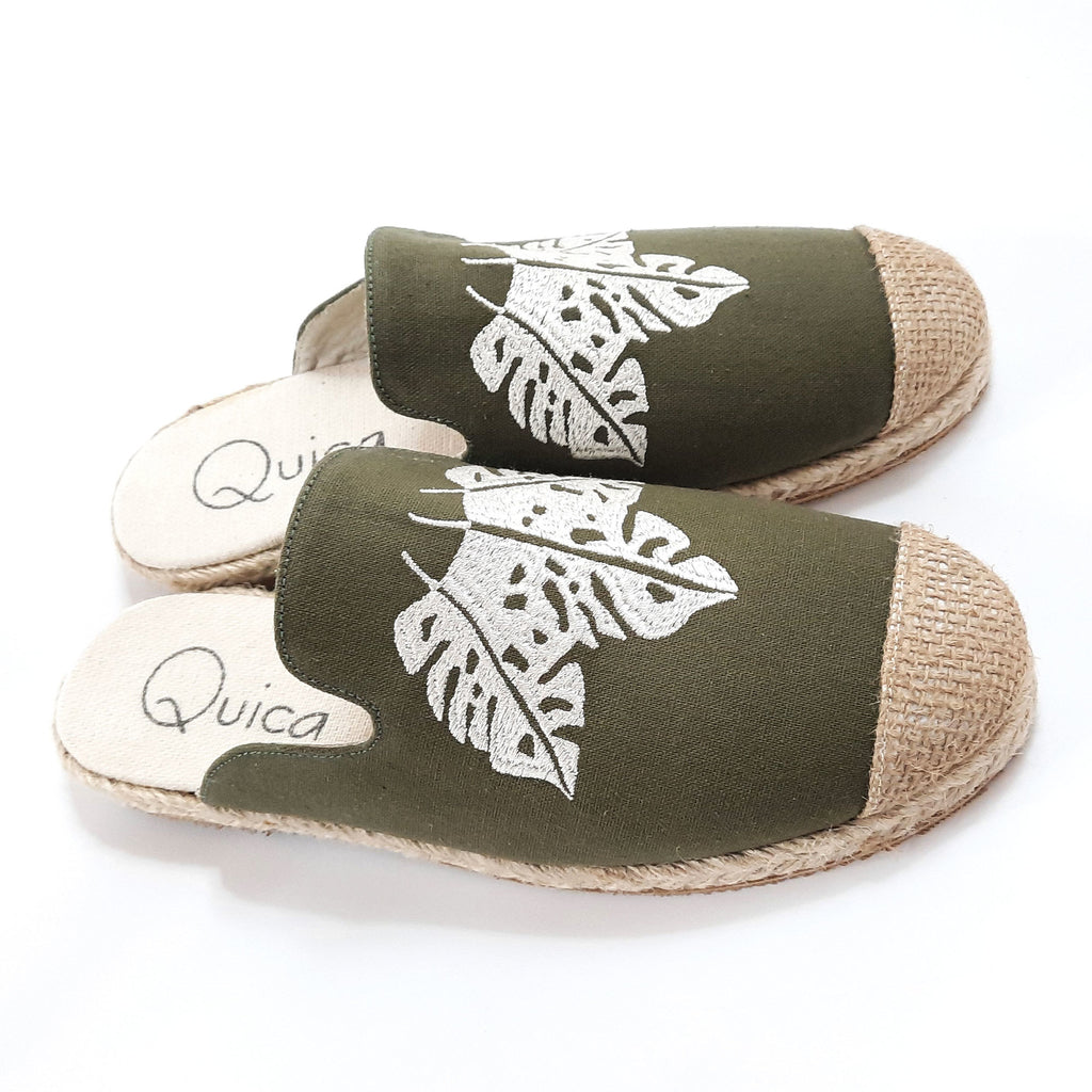 Mules Zuecos Espadrilles Alpargatas Bordadas Yute AbraBayas