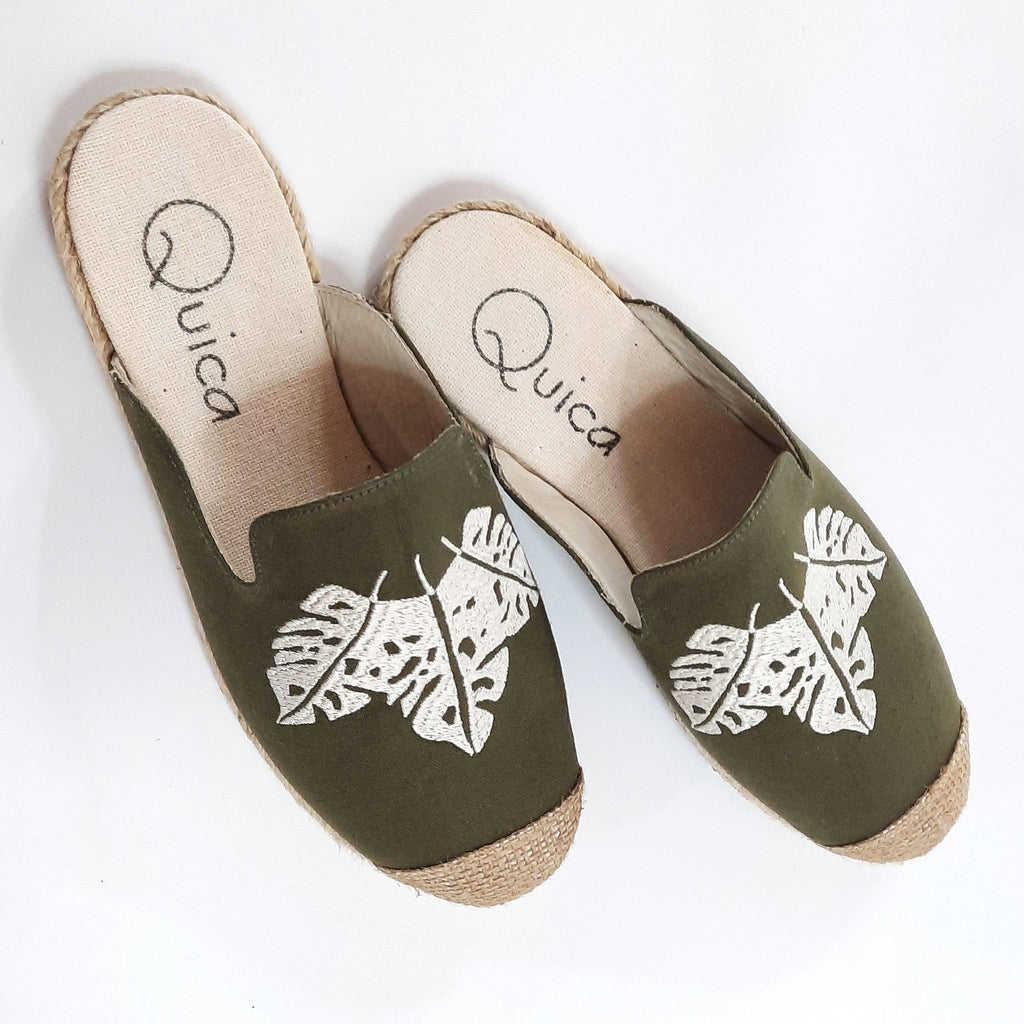 Mules Zuecos Espadrilles Alpargatas Bordadas Yute AbraBayas