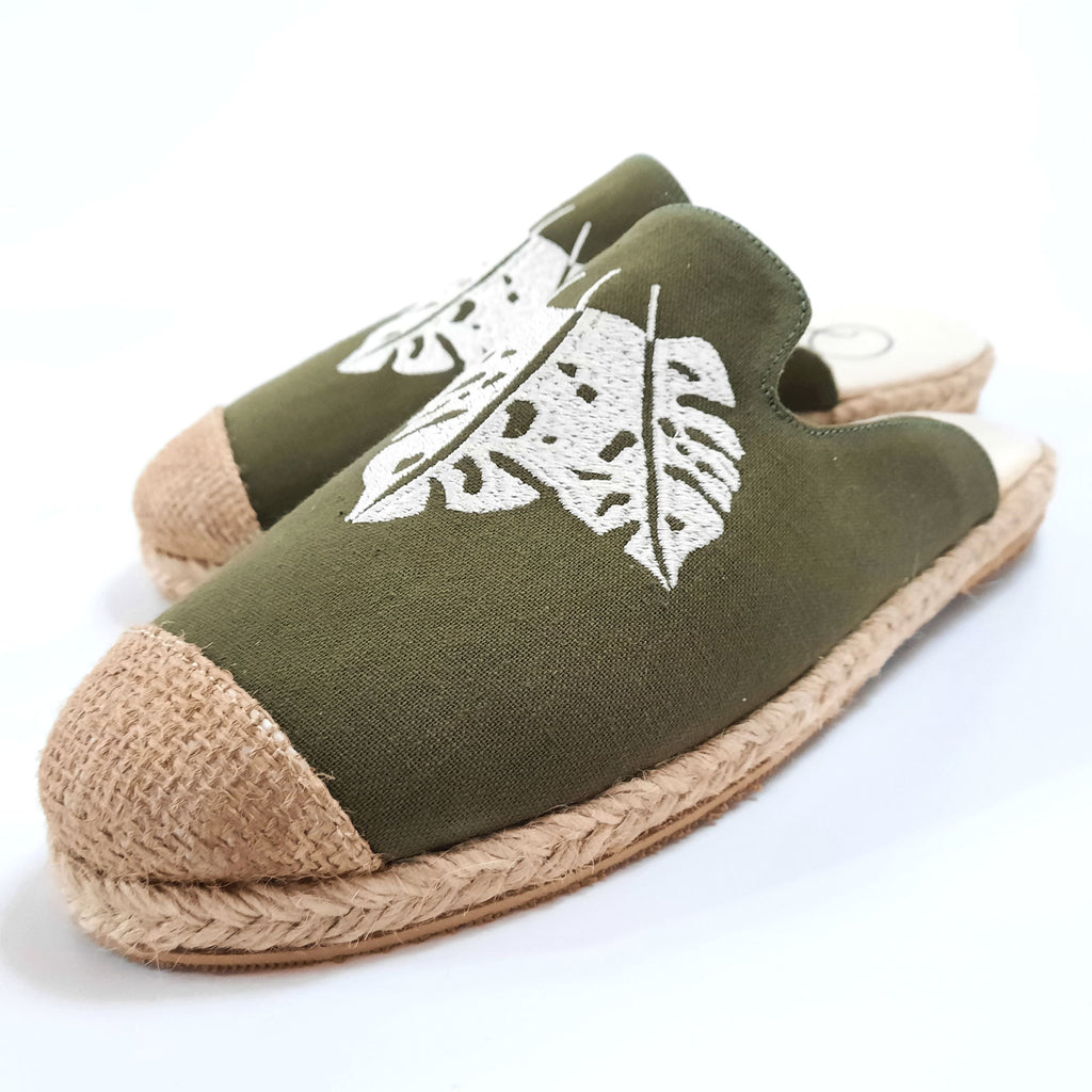 Mules Zuecos Espadrilles Alpargatas Bordadas Yute AbraBayas