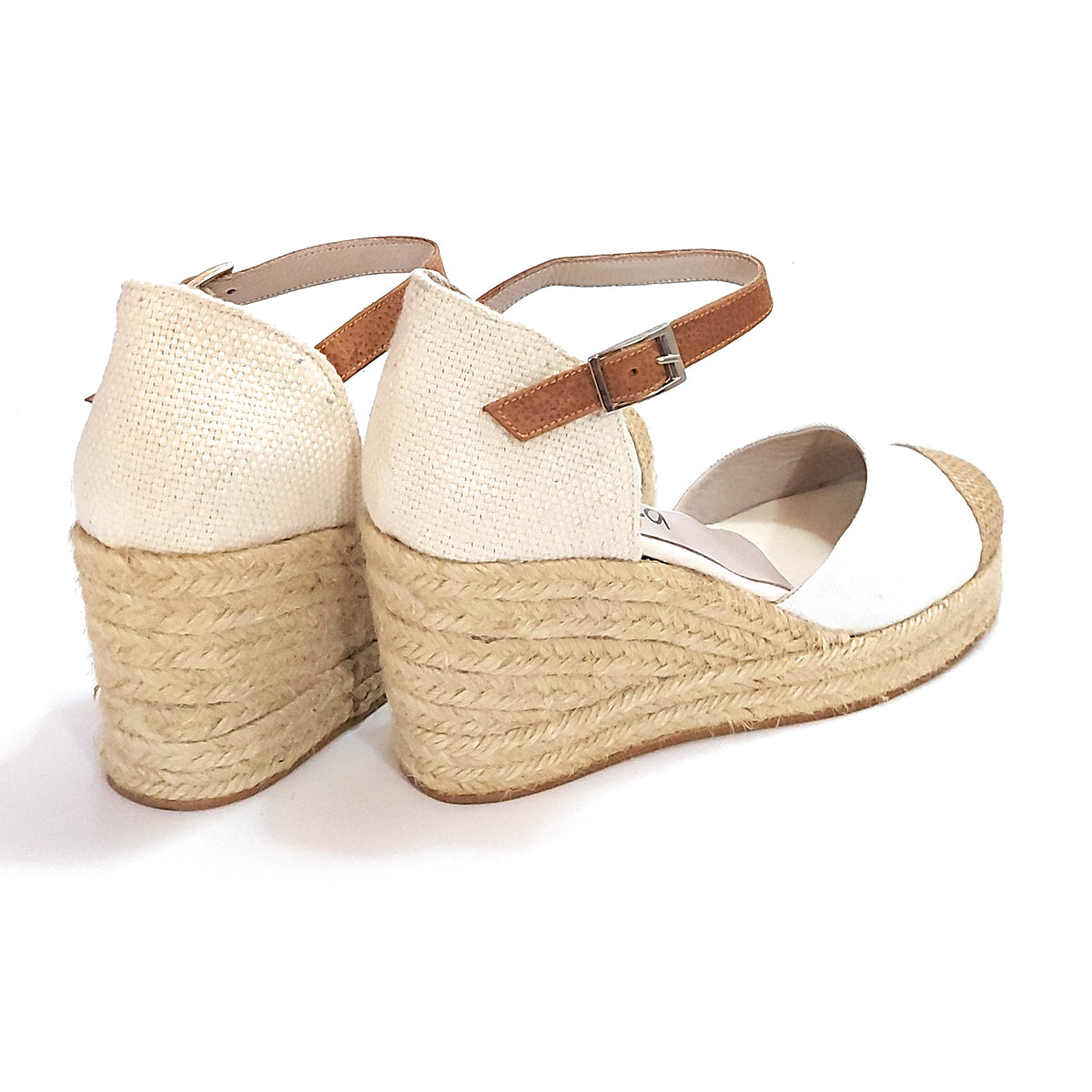 Sandalias con plataforma de yute hot sale